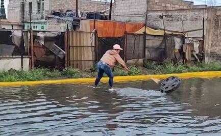 Se registra inundación en Chalco; vecinos reportan afectaciones en sus viviendas