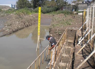 Controlan nivel del agua de la presa El Ángulo en Cuautitlán Izcalli