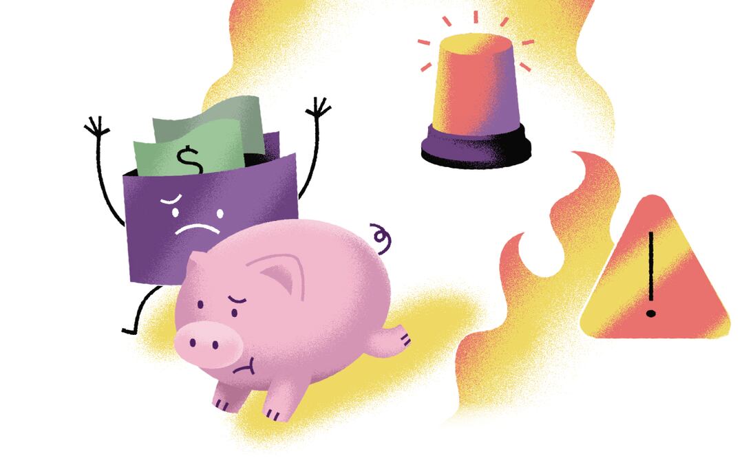 Que las emergencias no se rían de tu cartera. Ilustración de Iván Vargas