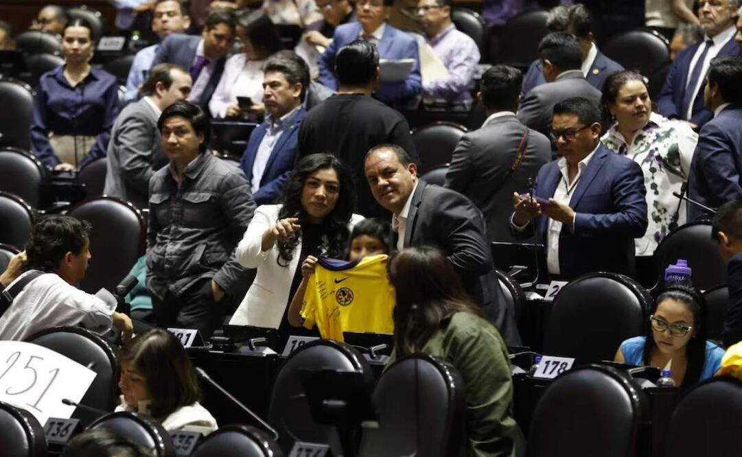 Sesión de la Cámara de Diputados para votar el desafuero de Cuauhtémoc Blanco. Foto: Diego Simón / EL UNIVERSAL