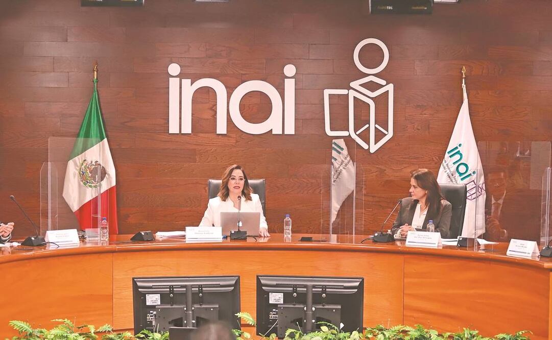 Pleno del INAI. Fotografía de Archivo