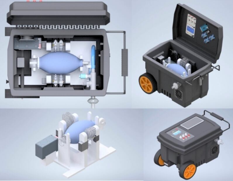 Respirador económico de la UNAM, listo para combatir al Covid-19