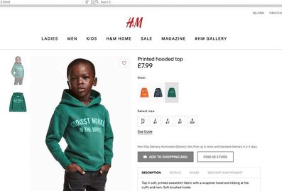H&M acusada de racismo por mensaje en sudadera