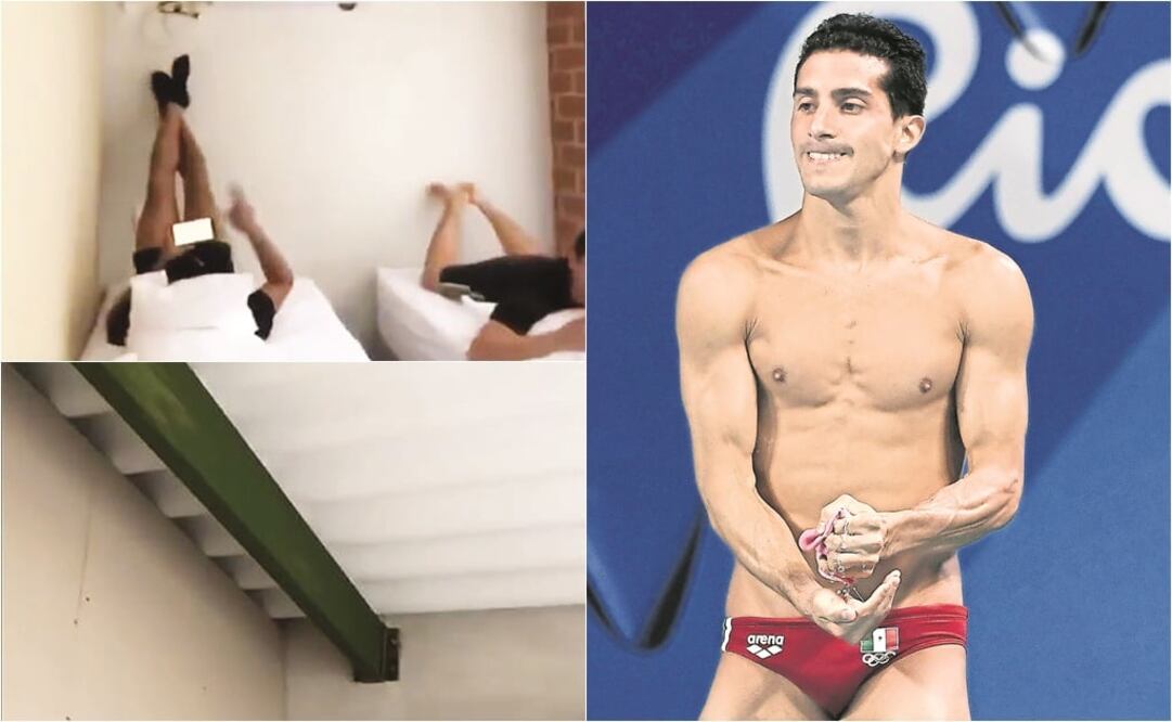 Los cuartos son reducidos, consideró el saltarín, quien competirá en trampolín de 1 y 3m, y sincro 3m. (FOTOS: INSTAGRAM E IMAGO7)