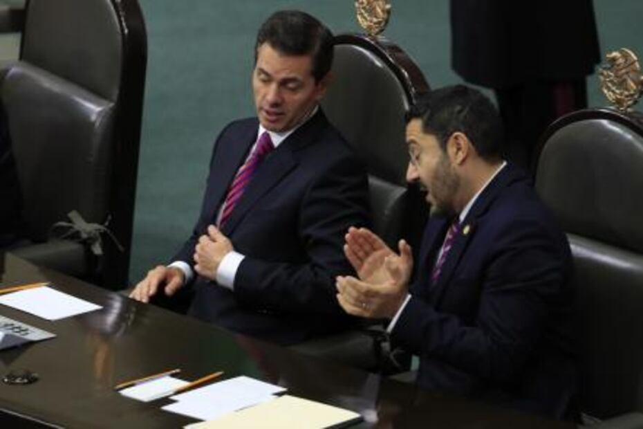 Así reaccionó Peña Nieto durante el discurso de AMLO