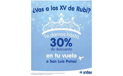 ¿Vas a los XV de Rubí? Interjet ofrece descuento para el vuelo