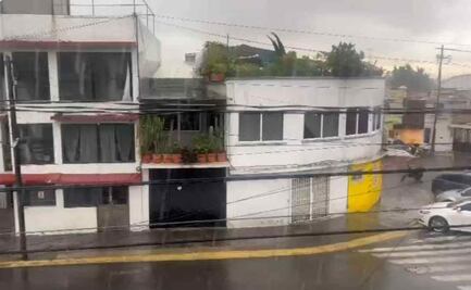 Registran fuertes lluvias en Cuautitlán Izcalli; hay encharcamientos en algunas vías principales