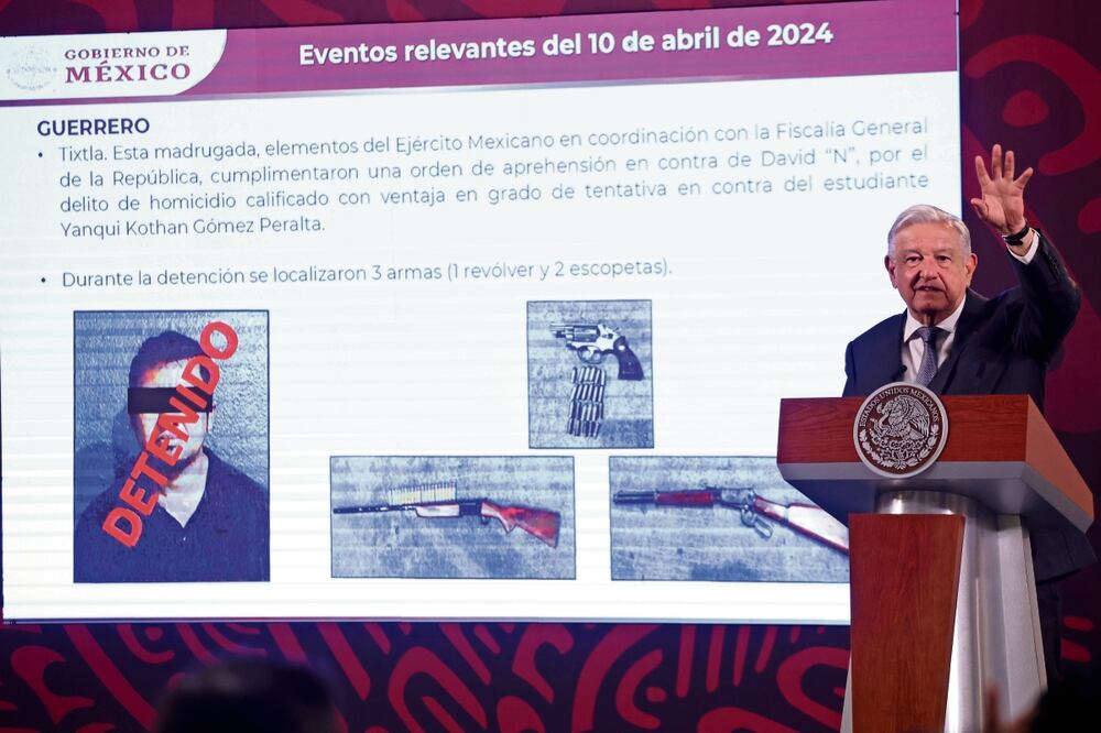 El presidente López Obrador dijo que con esta captura ya están detenidos todos los que participaron en el asesinato. Foto: Juan Boites | El Universal