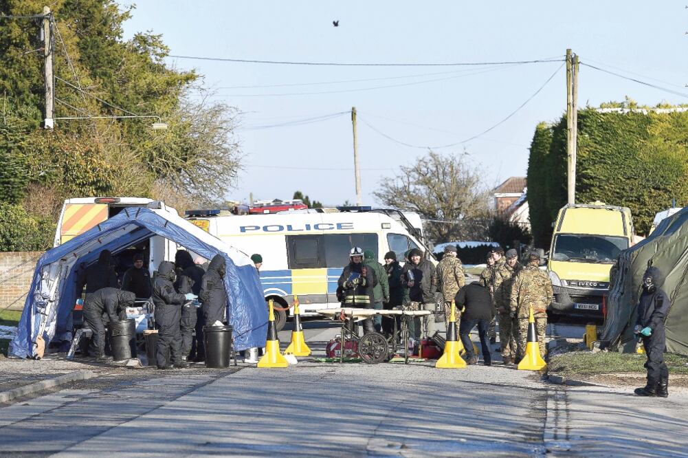 Investigación. Las autoridades británicas continúan los trabajos sobre el envenenamiento del ex espía ruso. 