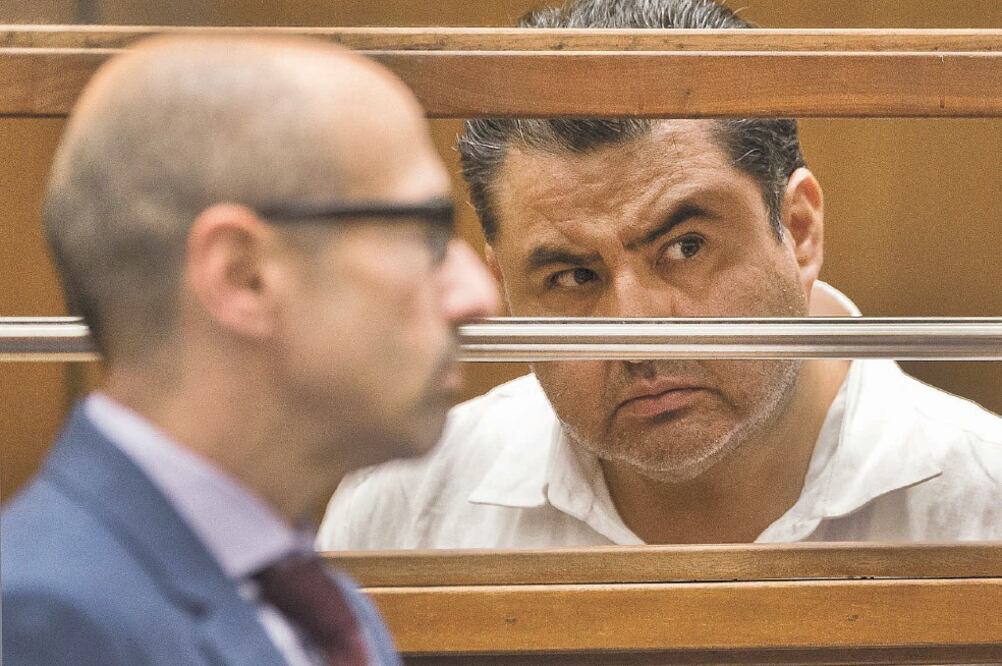 Naasón Joaquín García, líder de la iglesia La Luz del Mundo, compareció ayer ante un juez en Los Ángeles, California. Foto: AP