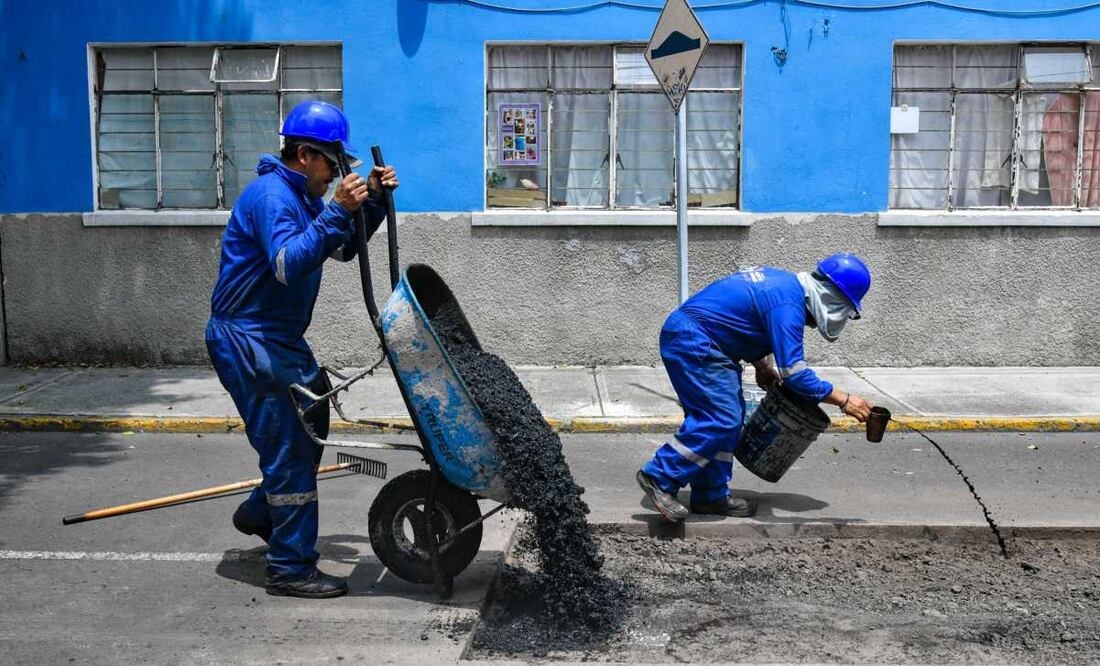Alcaldía Benito Juárez reporta un avance del 60% en trabajos de bacheo en vías secundarias de la demarcación. Foto: Especial.