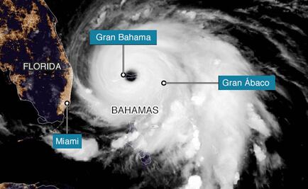 Imagen satelital muestra inundaciones en isla de Gran Bahama tras paso de "Dorian"