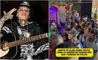 Santa Fe Klan arma fiesta por celebración de Virgen de Guadalupe en Guanajuato y termina en pelea