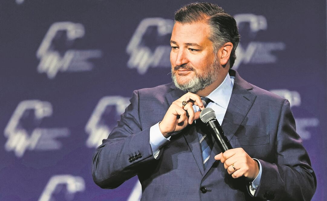 Cruz instó a luchar contra las “fuerzas socialistas autoritarias”. Foto: Wade Vandervort/ AFP