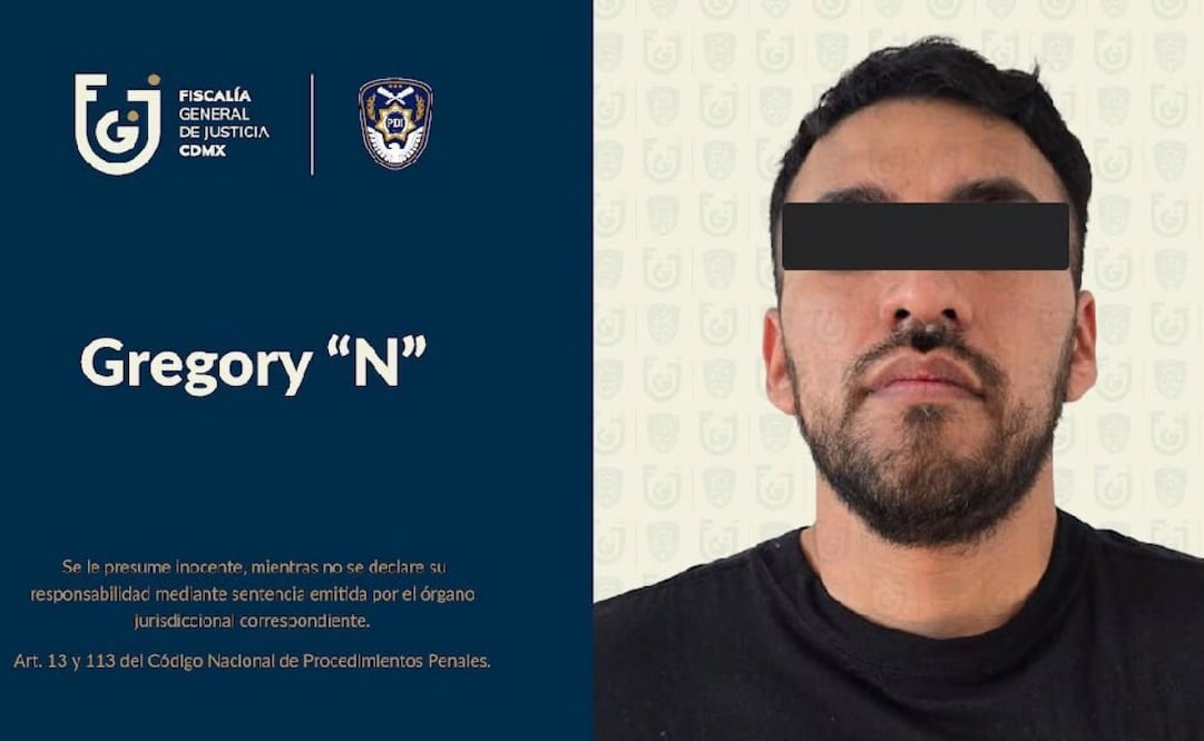 Vinculan a proceso a Gregory “N” en Ciudad de México; lo señalan como integrante de La Unión Tepito.
Foto: Especial.