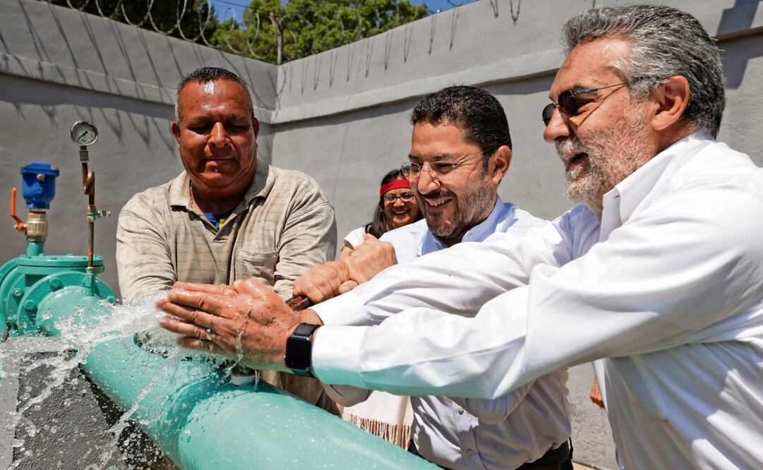 El jefe de Gobierno entregó los trabajos de reposición del pozo Pantaco III. Foto: Especial