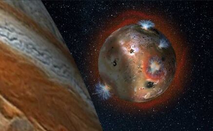 Observan olas de lava en una luna de Júpiter