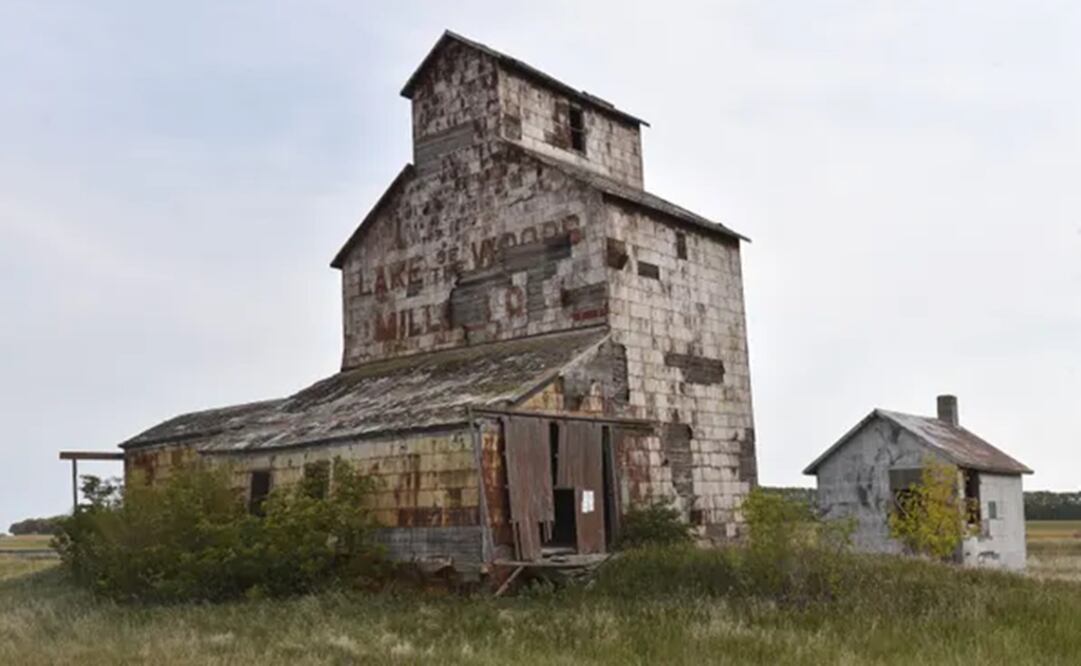 El elevador de fresado Lake of the Woods en Elva, Manitoba.   Foto: The Guardian 