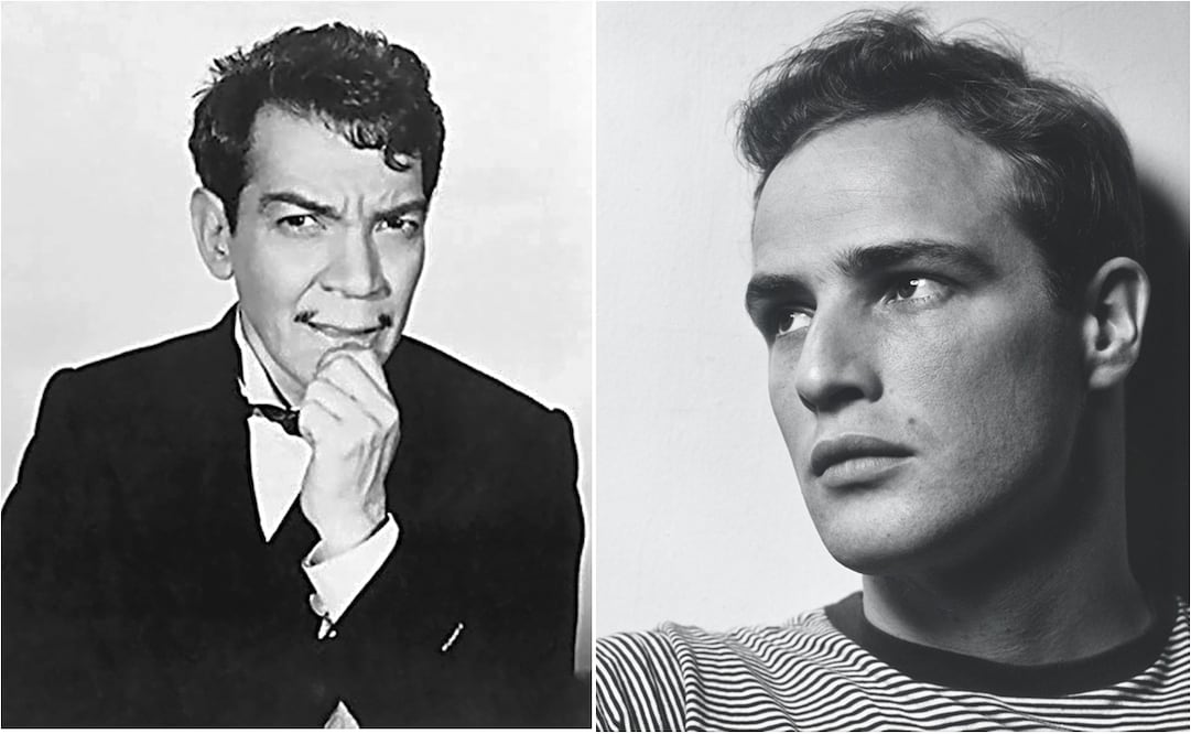 Cantinflas y Marlon Brando fueron nominados a los Globos de Oro en 1957.
Fotos: Archivo & AP