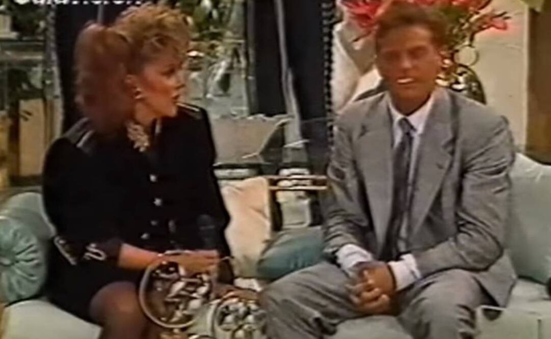 "Que yo sepa, no", dijo Luis Miguel en 1989 acerca de su supuesta paternidad FOTO: TOMADA DE VIDEO