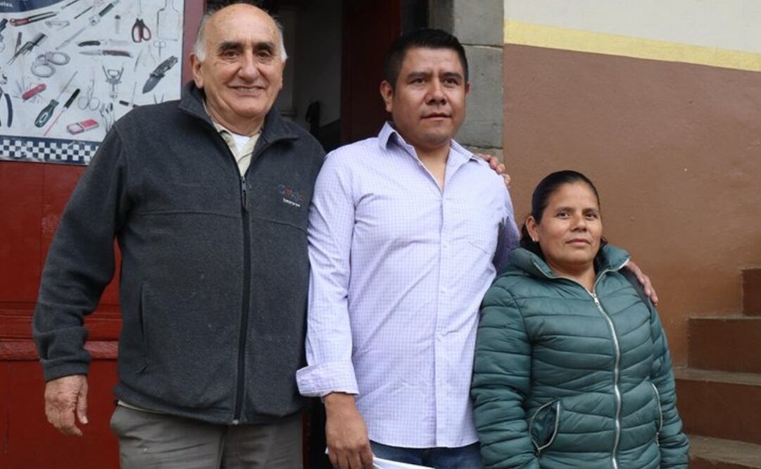Silverio Reyes, indígena otomí, fue liberado tras estar casi 2 años preso injustamente. Foto: @CentroProdh