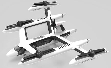 Uber muestra sus futuristas taxis voladores