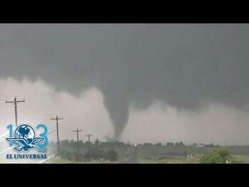 Así arrasaron los tornados en Oklahoma y Texas
