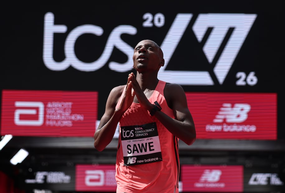 El keniano Sabastian Sawe rompe récord mundial en el Maratón de Londres - Foto: EFE