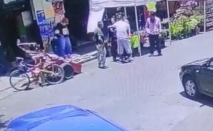 Captan el momento en que sujeto mata a un hombre con un cuchillo en Tlalpan