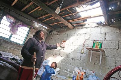 Tornado arranca techos de 45 casas en Jiquipilco e Ixtlahuaca