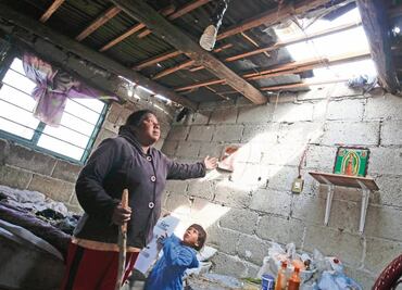 Tornado arranca techos de 45 casas en Jiquipilco e Ixtlahuaca