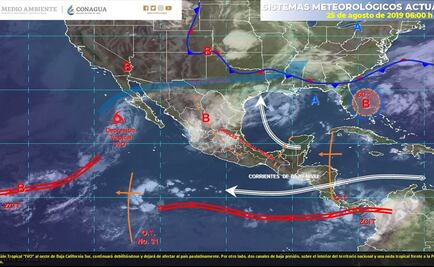 “Ivo” se degrada a depresión tropical; prevén lluvias fuertes al noroeste del país