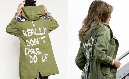 “Realmente no me importa”, la chamarra que usó Melania para visitar a niños migrantes