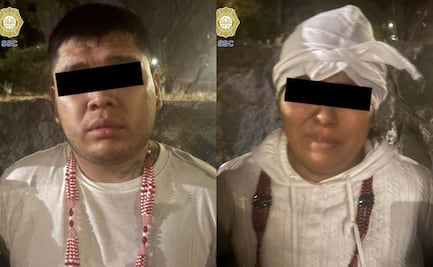 Detienen a pareja de "santeros" por asalto en Álvaro Obregón; operativo del C2 permitió dar con su ubicación