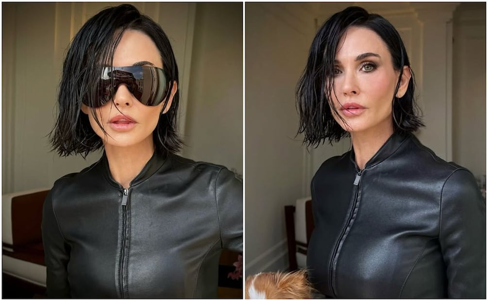 Demi Moore presume nuevo look en 2026.
Foto: Instagram dimitrishair