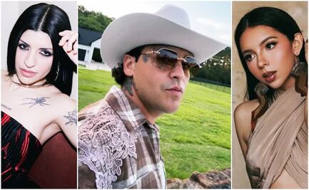 Cronología, según Christian Nodal, de la historia de amor entre él, Cazzu y Ángela Aguilar 