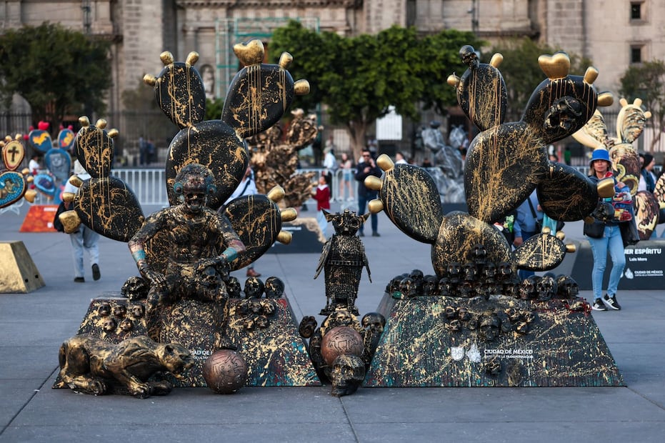 La Plaza de la Constitución se transforma en una galería de arte al aire libre. Foto: Secretaría de Cultura CDMX