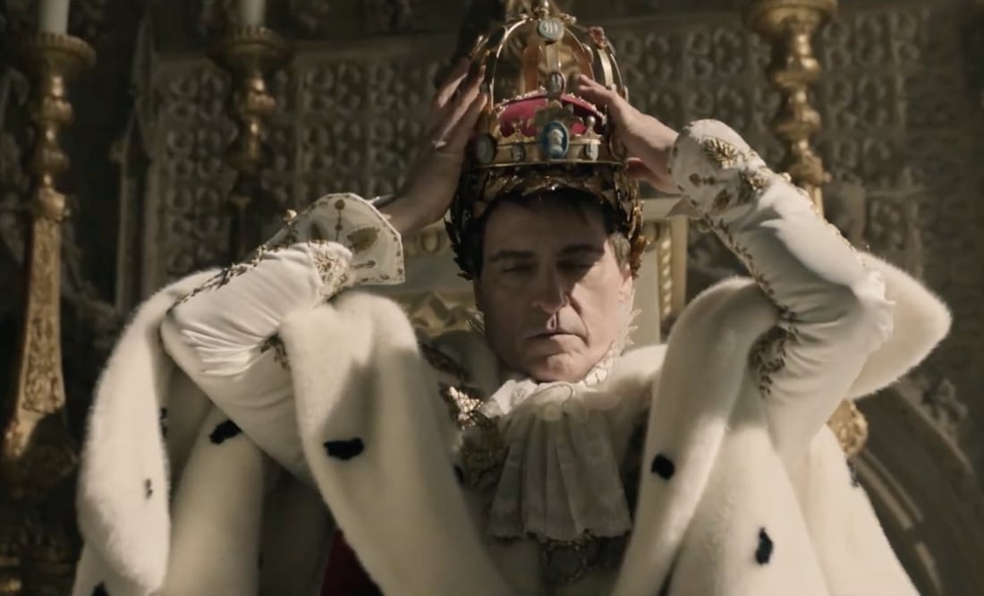 Joaquin Phoenix interpretará a Napoleón. Fuente: Twitter @LostInFilm