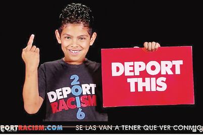 Niños hispanos insultan a Donald Trump