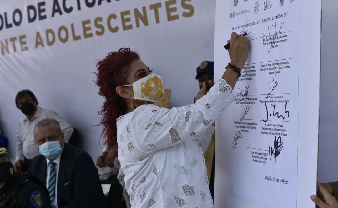 La guía pretende capacitar a los cuerpos policiales adscritos a la demarcación para que apliquen estas disposiciones. Foto: Especial