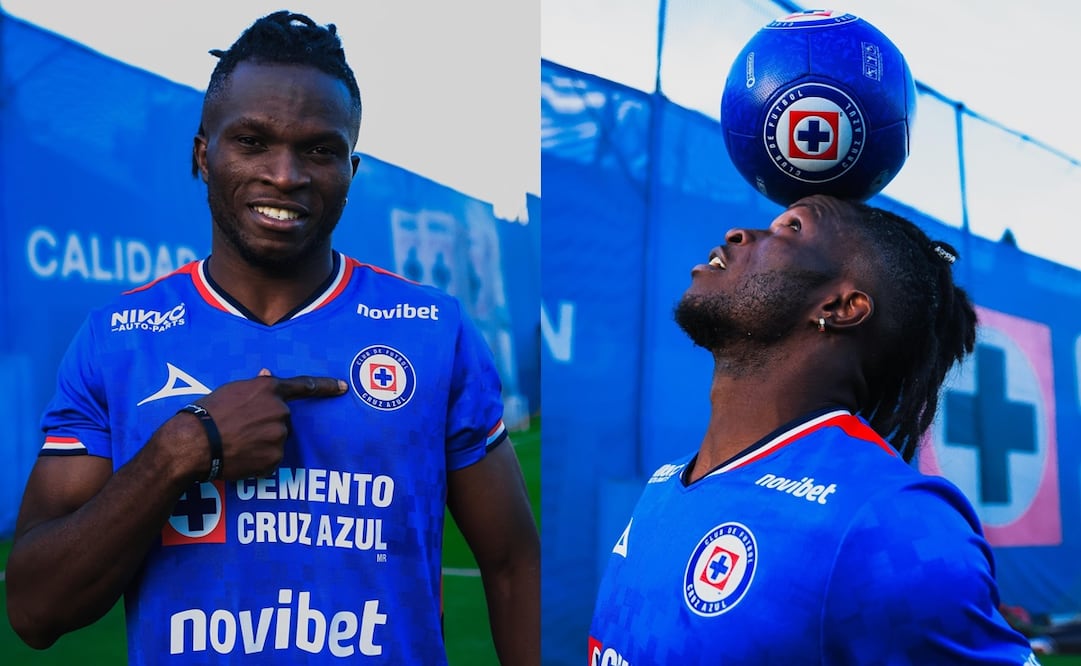 Cruz Azul oficializa la llegada de Christian Ebere - Foto: @CruzAzul en X