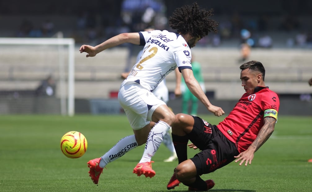 Pumas y Xolos, durante la Jornada 11 del Clausura 2024 en el Estadio Olímpico universitario - Foto: Carlos Mejía/EL UNIVERSAL