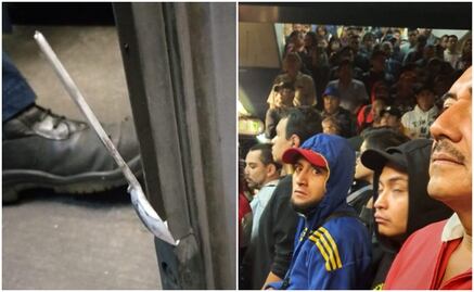 Cuchara atorada en puertas de tren ocasiona fallas y retrasos en la Línea 8 del Metro