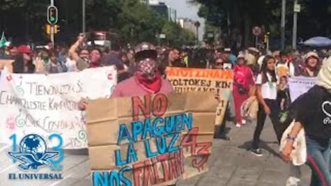 Marchan por los 43 normalistas de Ayotzinapa a 5 años de desaparición