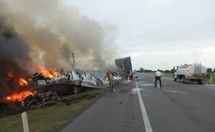 Asciende a 27 el número de muertos por choque entre un tráiler y una camioneta en Tamaulipas