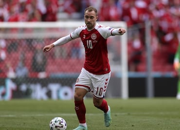 Christian Eriksen vuelve a entrenar tras sus problemas cardíacos