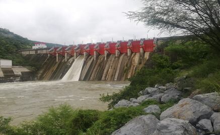 Lluvias revierten ligeramente tendencia a la baja en el nivel de la presa La Boca en Monterrey