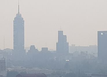 Se registra mala calidad del aire en el Valle de México