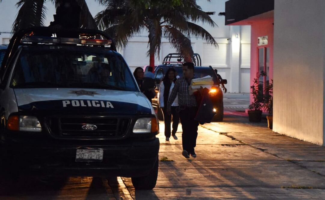 Imagen del exterior de la audiencia que se realizó de manera privada a petición de la defensa de Xóchilt Tress. (Foto: Paty Morales/El Universal)