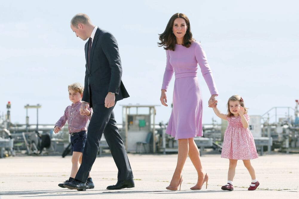 Jorge, Guilermo, Catalina y Carlota esperan la llegada de un nuevo miembro (ARCHIVO EL UNIVERSAL)